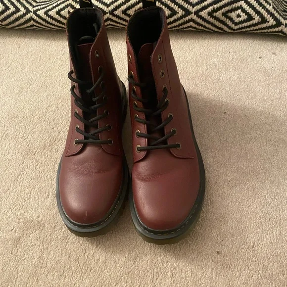 Burgundy Dr. Martens - Picture 3 of 3
